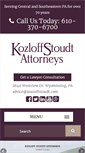 Mobile Screenshot of kozloffstoudt.com